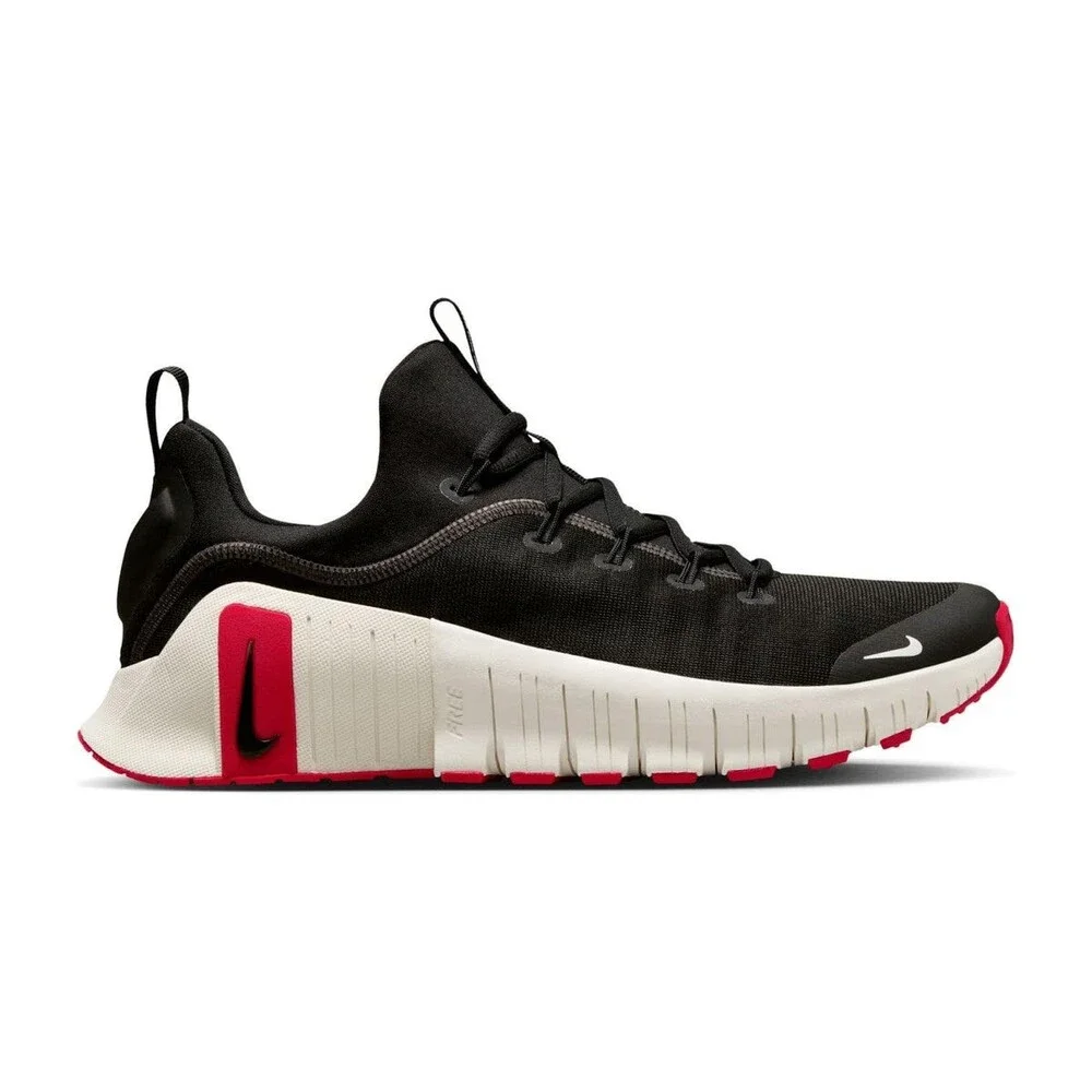 Nike Men's Free Metcon 6 Black/Sail/University Red FJ7127-006